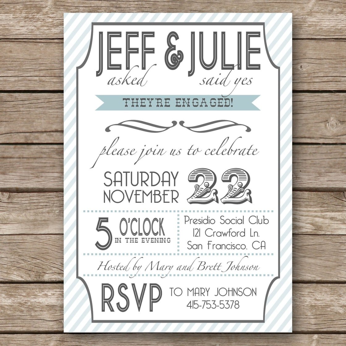 Engagement Party Invitation Wording Ideas â Podpedia Invitation